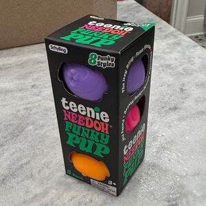 Teenie NeeDoh Funky Pup - Purple and Orange